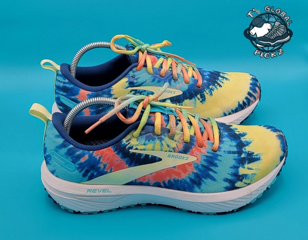 Brooks Revel 6 Rock N Roll Men's Size 10 Running Shoes Tie Dye Athletic Sneakers
